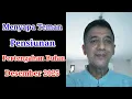 Menyapa Teman Pensiunan Pertengahan Desember 2025, Sekedar Bincang Ringan