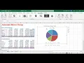 Pie chart from 2 different columns non adjacent