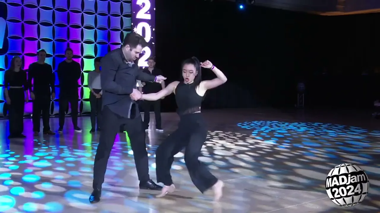 Improv West Coast Swing Dance - Ben Morris & Emily Huang - MADjam 2024 Champions Strictly