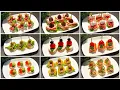 TOP 9 Quick Party Snacks Simple snacks for parties and buffets in 5 minutes
