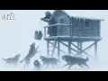 Widow on a 5 Meter Stilt Cabin Life in a Blizzard, Driving Off Wolves | Yakutia Survival