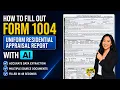 How to fill out form 1004 with AI Uniform Residential Appraisal Report