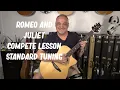Download Lagu COMPLETE FINGERSTYLE GUITAR LESSON Romeo and Juliet Mark Knopfler Dire Straits in STANDARD TUNING!