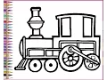 Trains Coloring Pages For Kids - Trains Coloring Pages