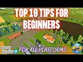 TOP 10 TIPS FOR BEGINNERS - Farming Simulator 22