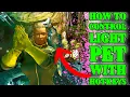 NEW Light Pet Controls Guide How To Turn Light Pet When On Shoulder and USE HOTKEYS