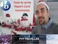 12 How to write Report Card Comments