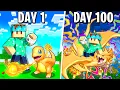 I Spent 100 DAYS In MEGA POKEMON ONLY Pixelmon Minecraft