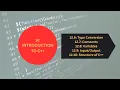 Introduction to C Type conversion constant variable cin cout Structure of C program