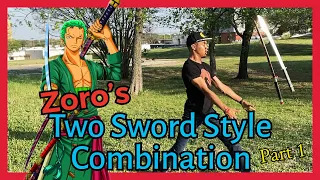 Download Zoro's Two Sword Style Combination (1of5) | Martial Arts Tutorial MP3