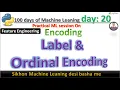 Day 20 Understanding Label Encoding vs Ordinal Encoding Which is Right for Your Data Urdu Hindi