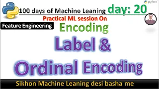 Day 20 Understanding Label Encoding vs Ordinal Encoding Which is Right for Your Data Urdu Hindi