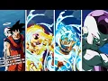ALL ANIMATIONS 10TH ANNIVERSARY LR GOKU FRIEZA DBZ Dokkan Battle