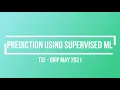 Prediction using Supervised ML - TSF GRIP MAY 2021
