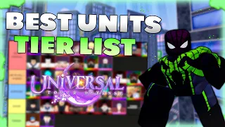 new best units tier list in universal tower defense 