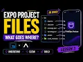 Expo Project Structure Explained - App tsx app json More React Native Hindi