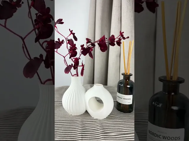 Duetto Vase – Modern Sculptural 3D Vase video thumbnail