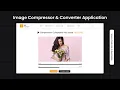 Image Compressor Converter Web App - Built with Next js Tailwind CSS Demo Source Code Link
