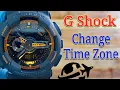 Casio G Shock How To Change Time Zone Time Zone Adjustment