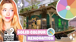 Renovating a Tiny Home Using ONLY ONE COLOUR in House Flipper 2