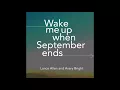 Wake Me Up When September Ends - Cover