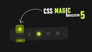 Magic Navigation Menu Indicator using Html CSS Javascript