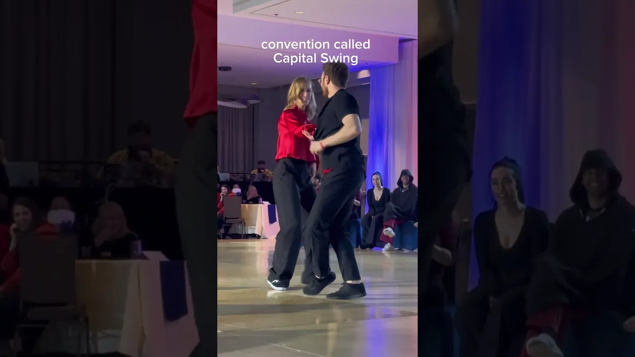 Even the other competitors went crazy for it 😂🔥 #westcoastswing #wcs #improv #dance #competition