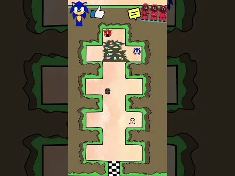 SONIC THE HEDGEHOG 3 vs New Season Big challenges Squid Game 2 Animation