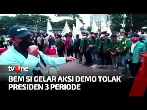 BEM SI Unjuk Rasa di Bundaran Patung Kuda, Tolak Presiden 3 Periode