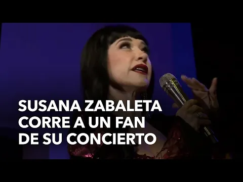 Download MP3 Susana Zabaleta ordena sacar a una persona de su concierto