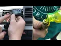 adding UV DYE to an air-conditioning system to find small leaks