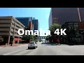 Omaha Nebraska Driving Downtown 4K