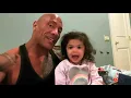 Dwayne Johnson Sings You're Welcome For His 2 Year Old Daughter