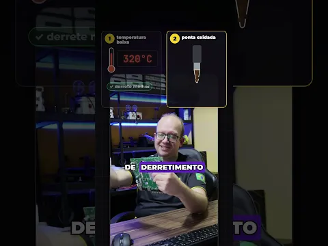 Solda não gruda na placa? 2 motivos e como resolver - Eletronica Facil