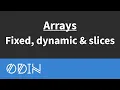 Understanding arrays in Odin