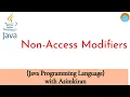 Java L2 2 Non-Access Modifiers