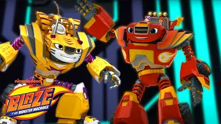 Download Blaze and His Friends Turn into Strong Robots! | Blaze and the Monster Machines MP3