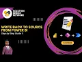 PowerApps Power BI Write Back to Source Tutorial
