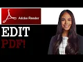 How To Edit PDF In Adobe Acrobat 2025