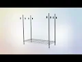 Hyper Tough 5 Tier Wire Shelf Zinc 1750