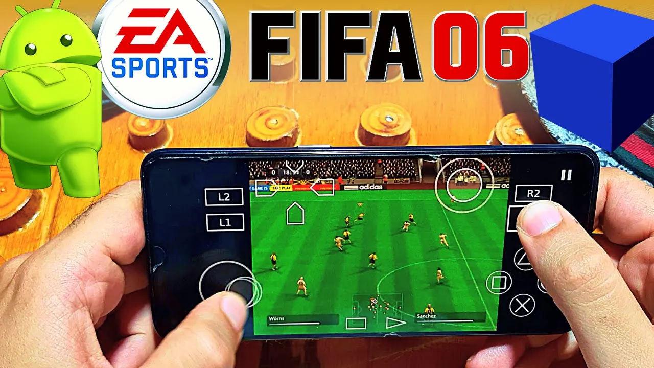 FIFA 2006 AetherSX2 - Android Gameplay PS2 Emulator - 2022