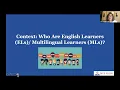 Supporting Multilingual Learners through a Culturally and Linguistically Responsive MTSS Framework