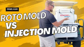 Engel UL 60 - Ultra Light Cooler Review Ice Test 199 Injection Molded Cooler Vs Roto Molded