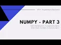 10 NumPy - Part 3