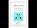 Download Lagu Material Girl - Madonna - for Saxophone Quartet - ♪ Sheet Music ♪