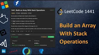Build an Array with Stack Operations Interview Solution - 1441 Leetcode
