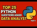 Top 25 Python Interview Questions and answers part-1 AI codebook
