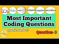 Important Coding Questions-3 Software Brains Java Programming TCS Wipro Amazon Infosys Cognizent