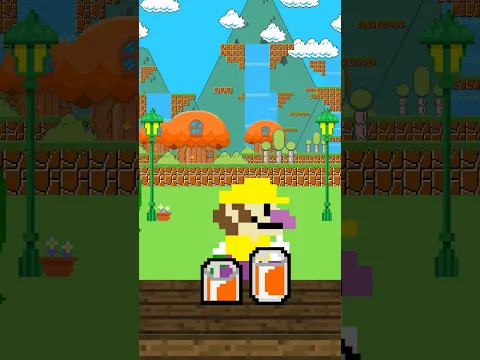 Wario Fought Mario Over THIS?! #mario #shortvideo #animation #memes #funny #minecraftshort