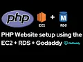 PHP Website setup using the EC2 instance and the RDS database DEMO